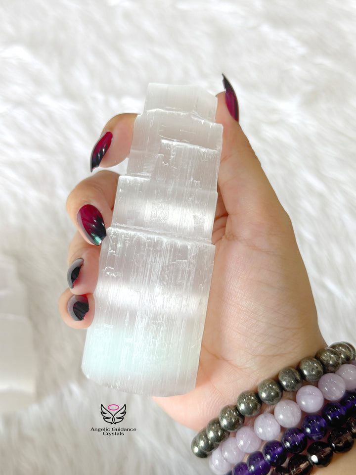 Selenite Iceberg Tower Medium