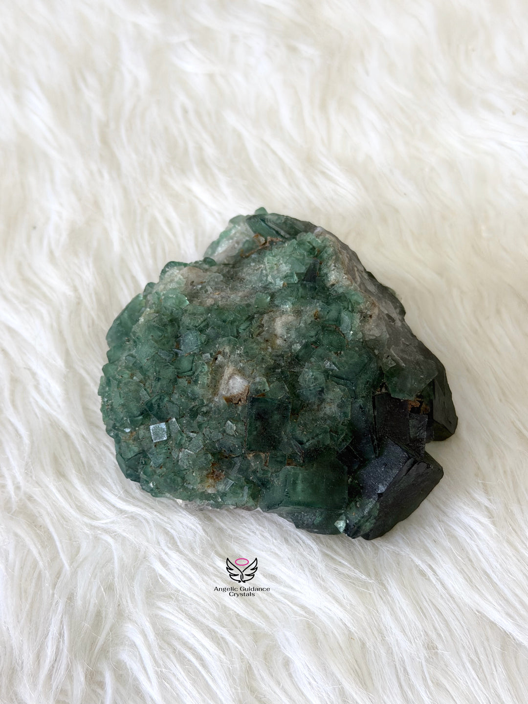 Green Fluorite Cubic Cluster 6