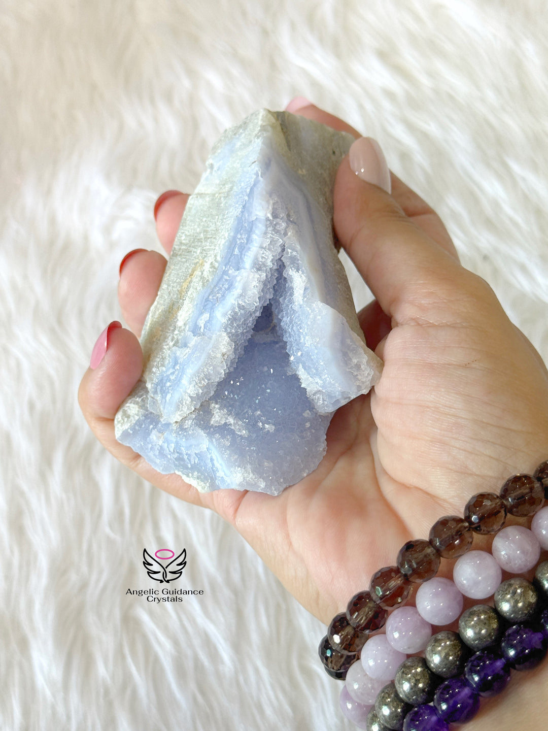 Blue Lace Agate Cluster Medium