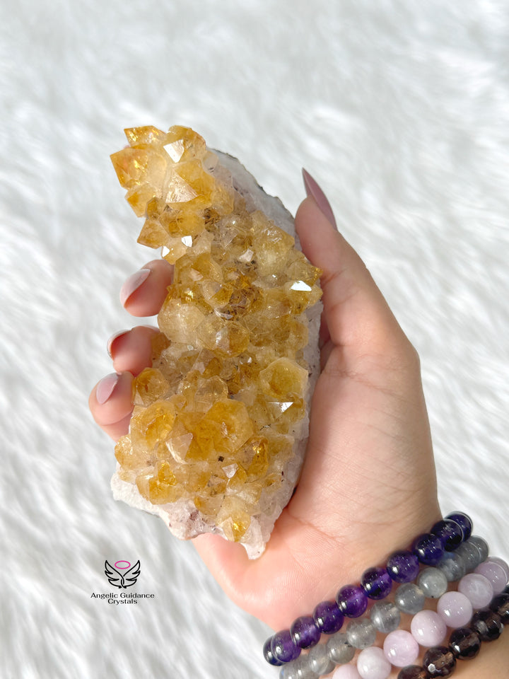 Citrine Cluster Large 1