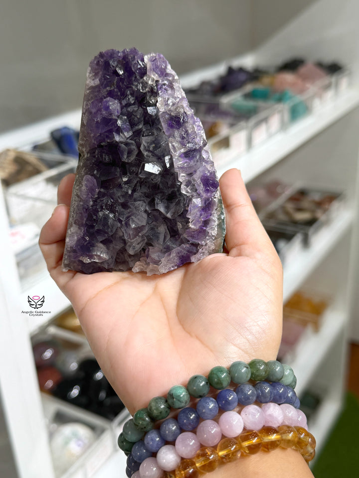 Amethyst Cluster Standing Medium AAA