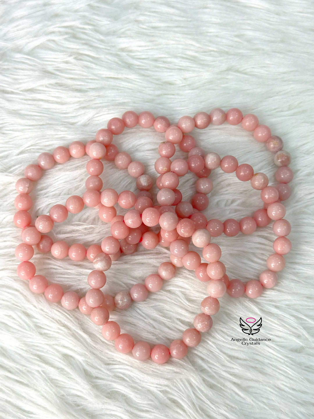 Pink Opal Bracelet 8mm