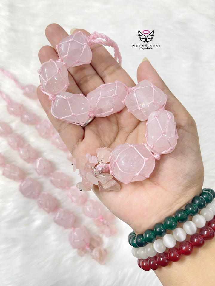 Rose Quartz Hanging