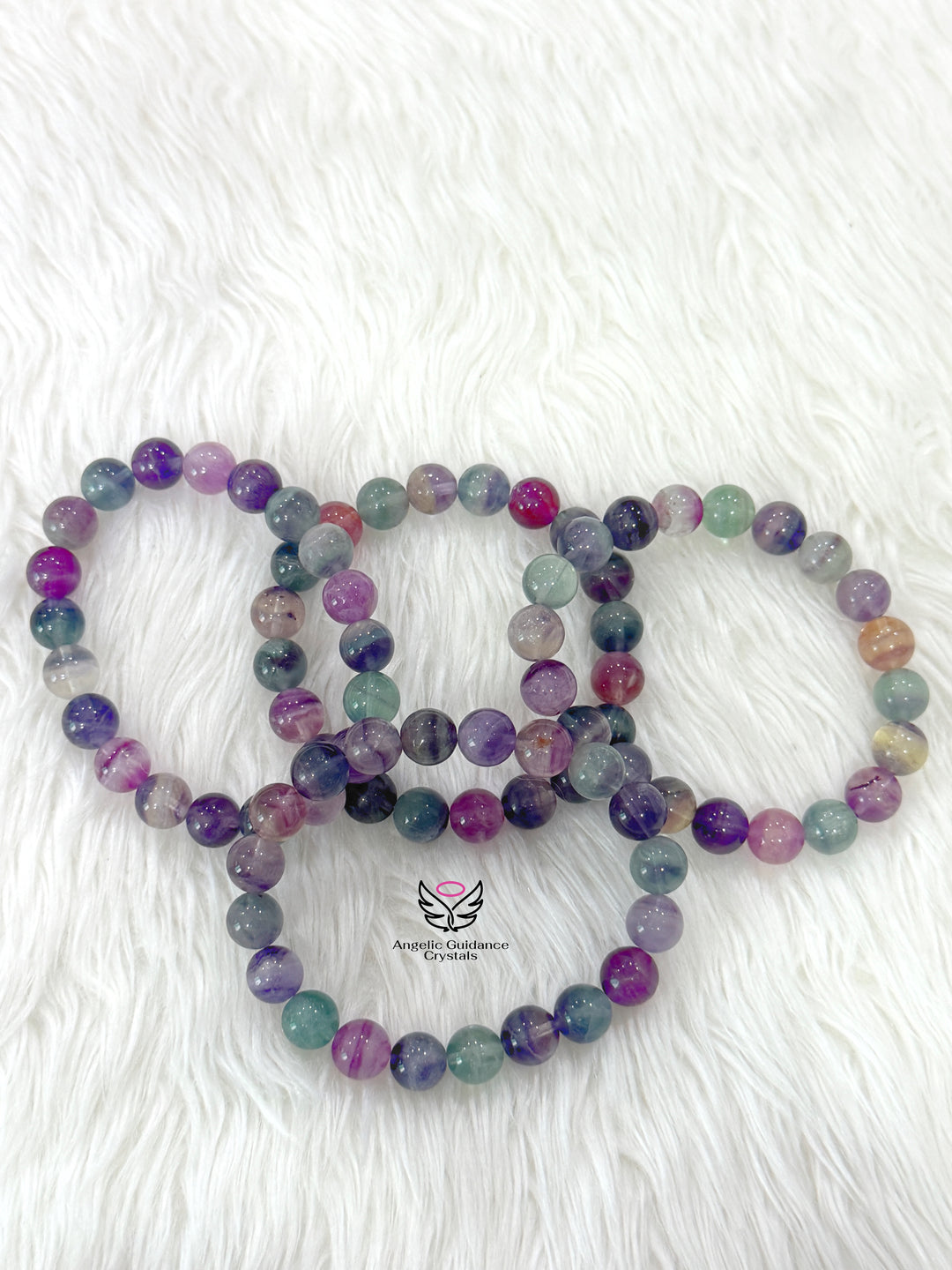 Rainbow Fluorite Bracelet Aaa 10mm