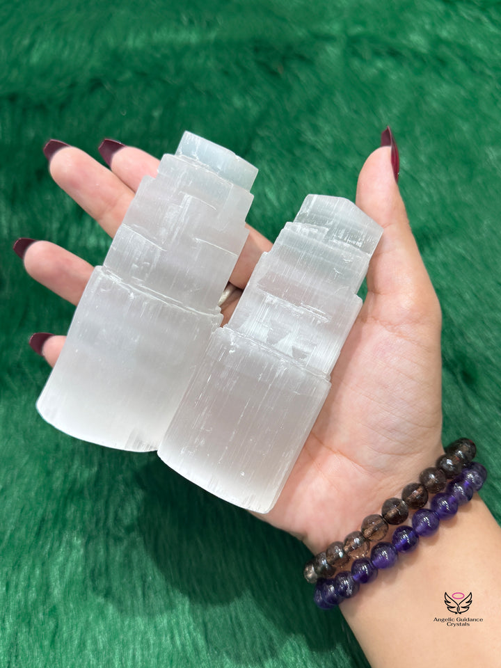 Selenite Iceberg Tower Medium