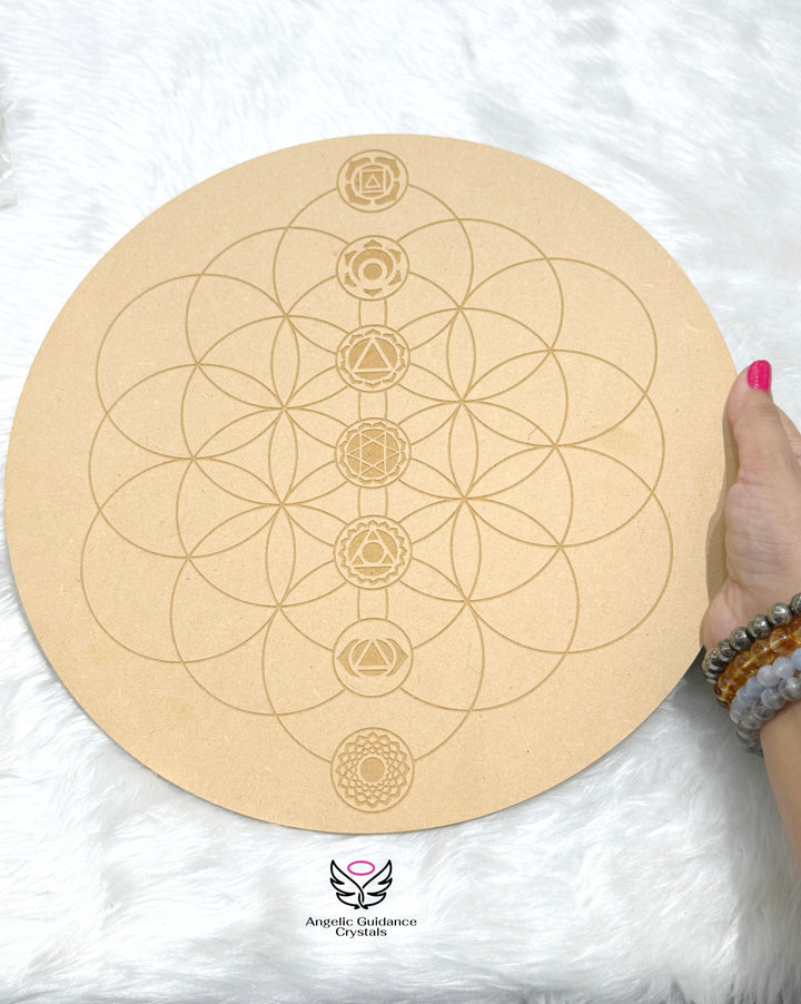 Seven Chakra Grid 12 Inch