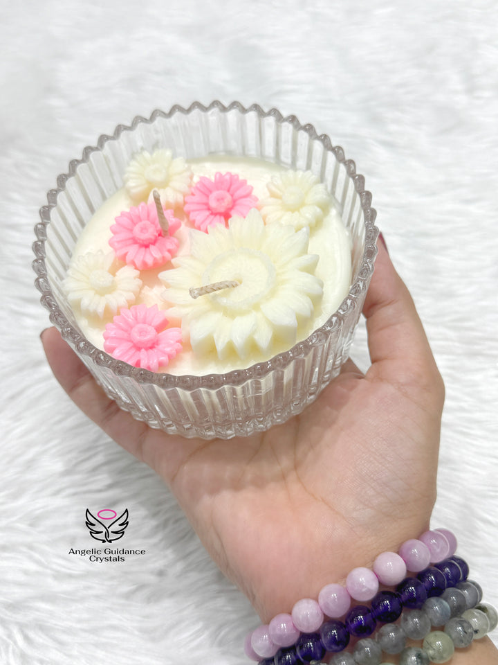 Flower Bowl Candle