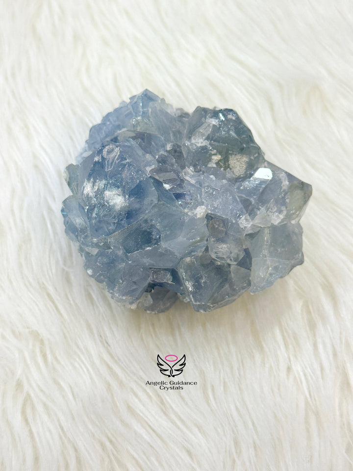 Celestite Cluster Large 4