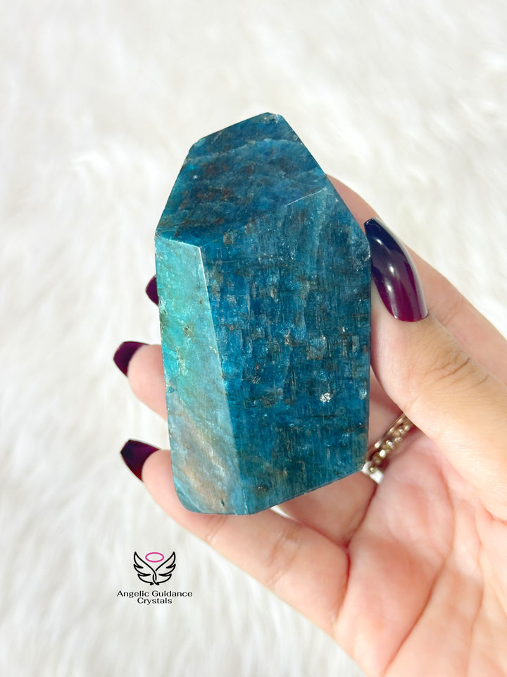 Blue Apatite Freeform Large