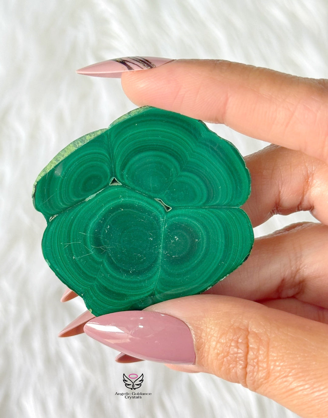 Malachite Raw Slice Small
