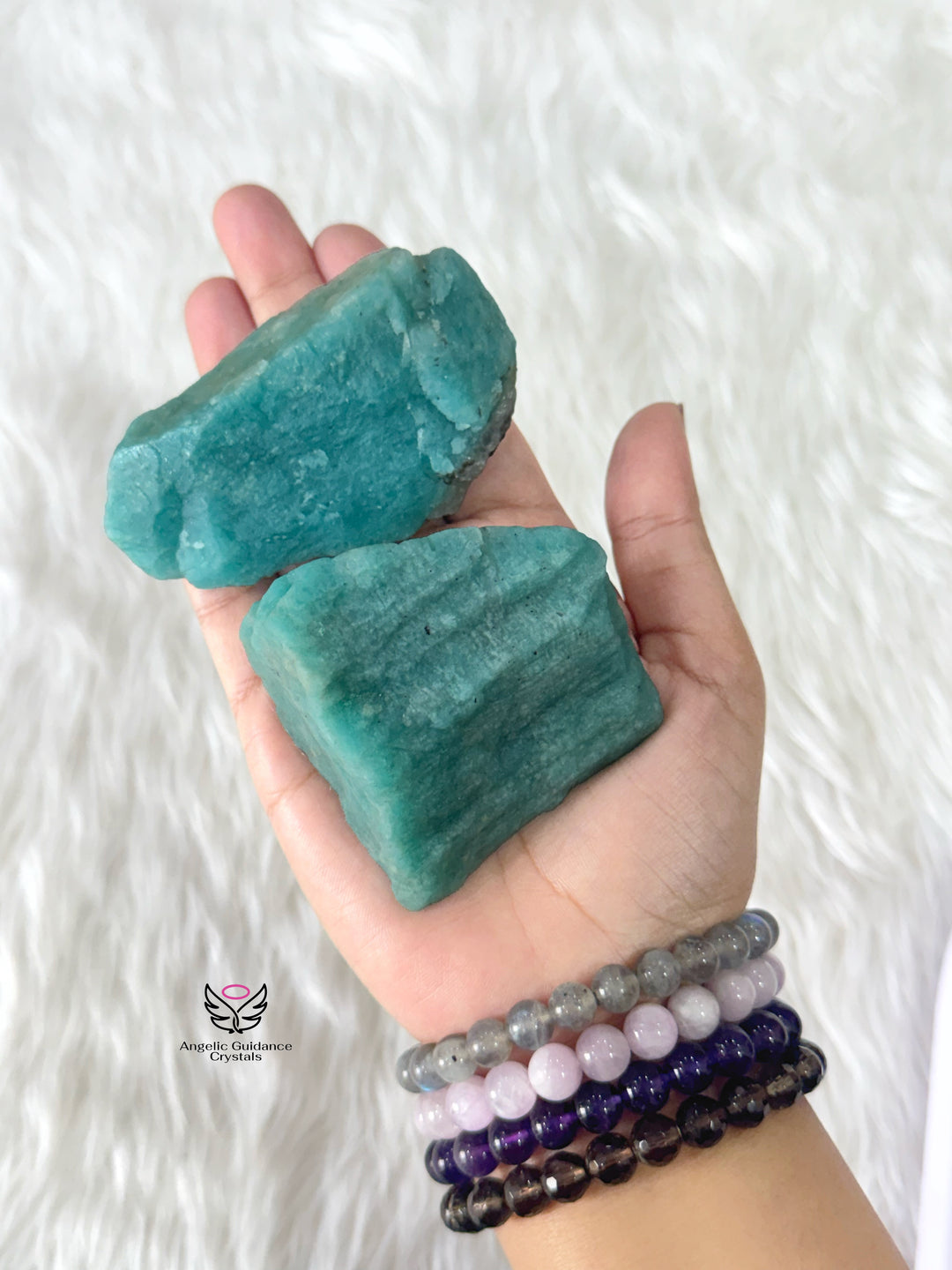 Amazonite Raw Stone Large Aaa