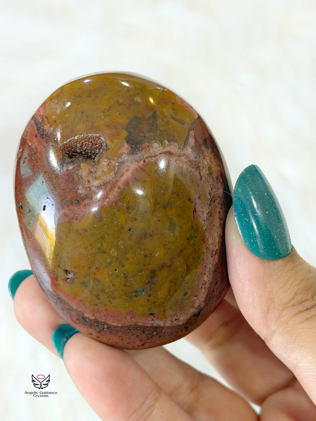 Red Jasper Palmstone