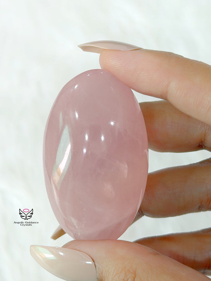 Rose Quartz Tumble Large Oval