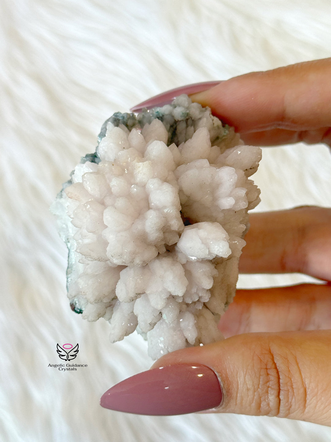 Pink Mangano Calcite Cluster
