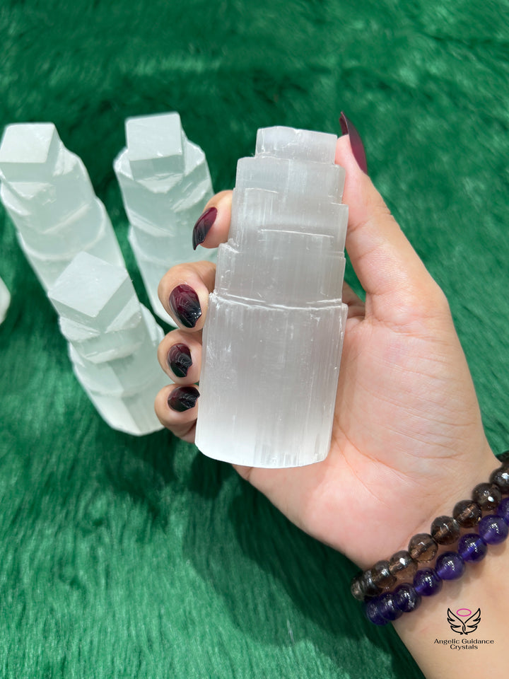 Selenite Iceberg Tower Medium