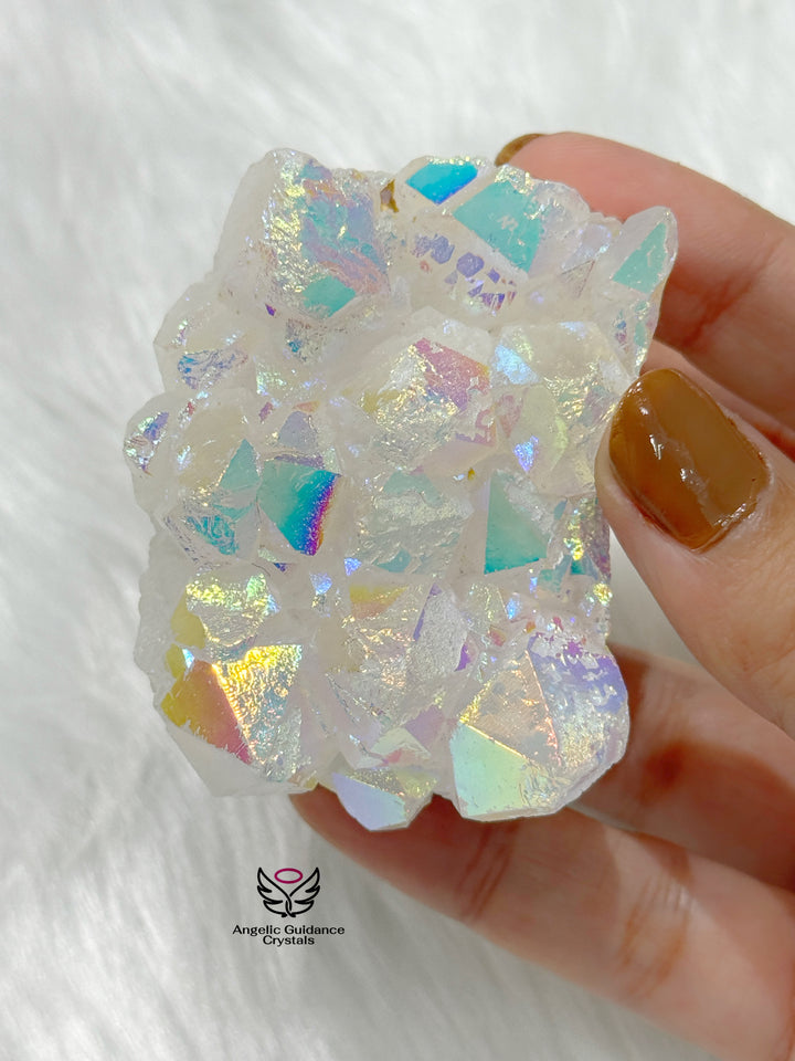 Angel Aura Quartz Cluster 4 AAA