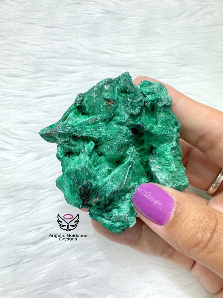 Malachite Velvet Cluster