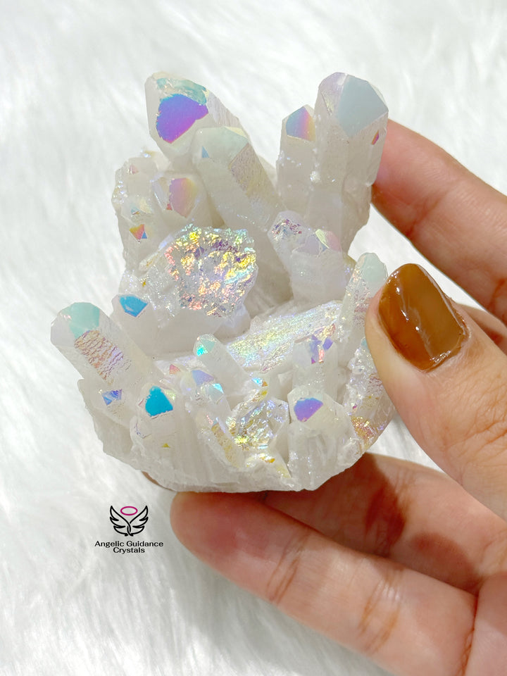 Angel Aura Quartz Cluster 5 AAA