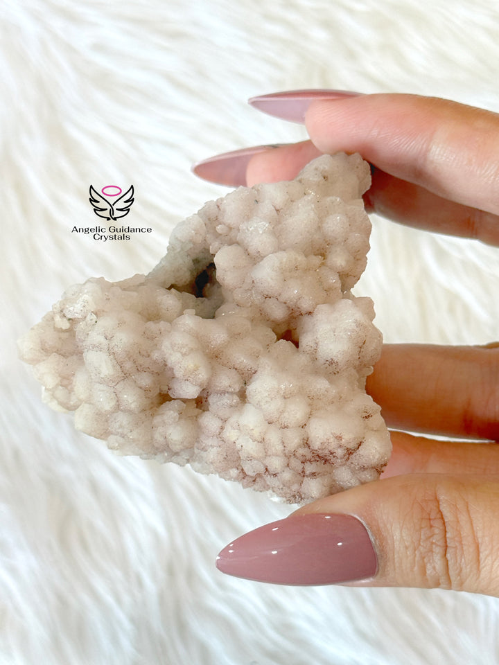 Pink Mangano Calcite Cluster