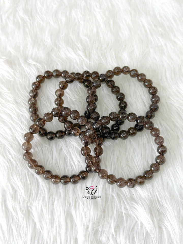 Smoky Quartz Bracelet 8mm