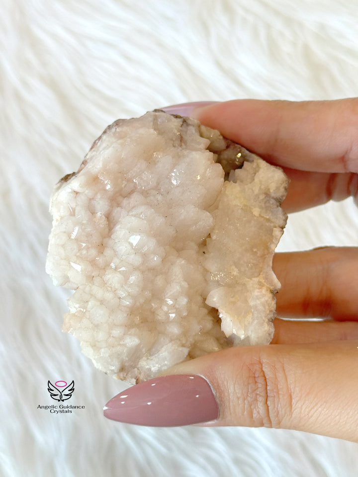 Pink Mangano Calcite Cluster
