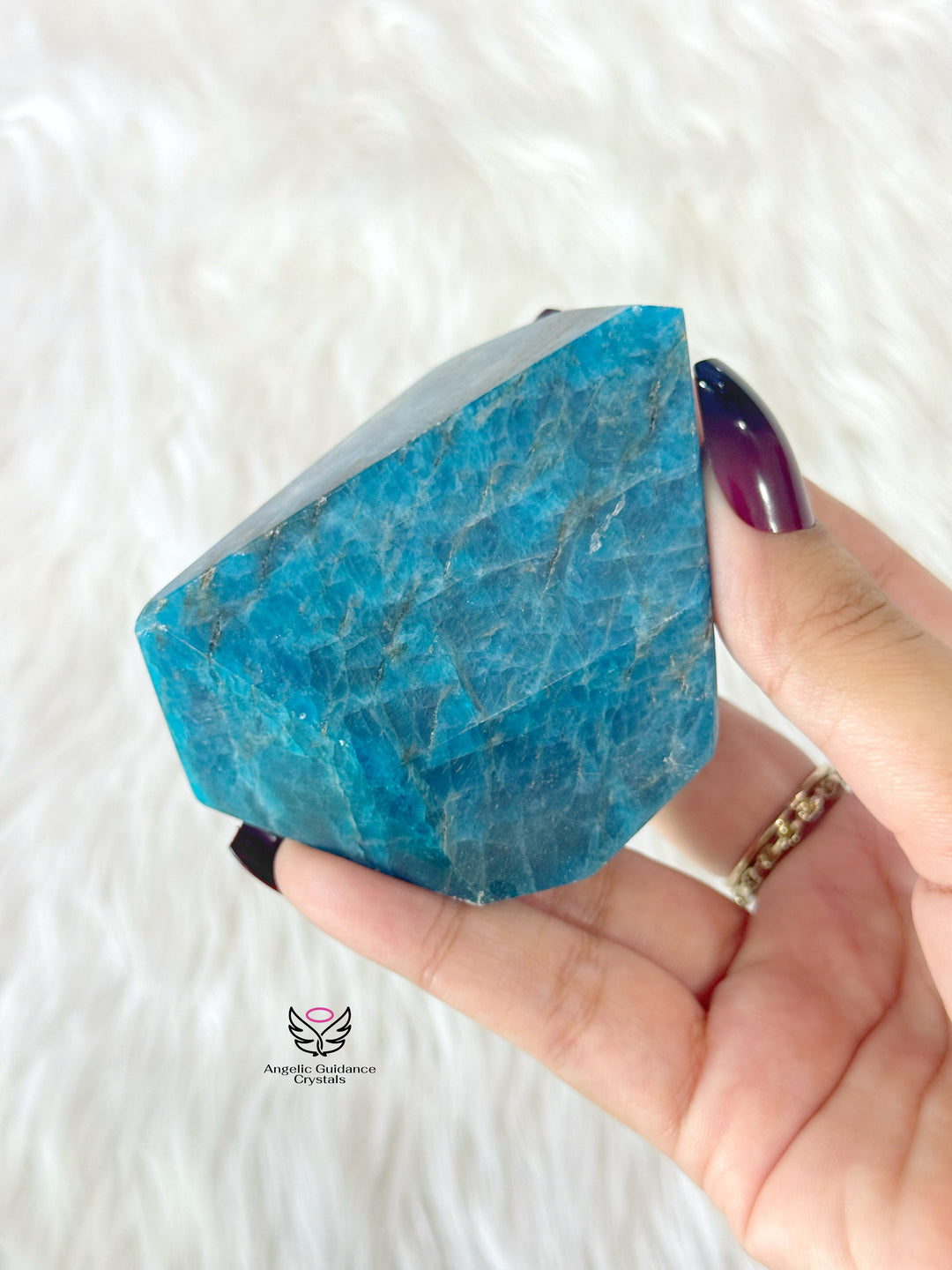 Blue Apatite Freeform Large