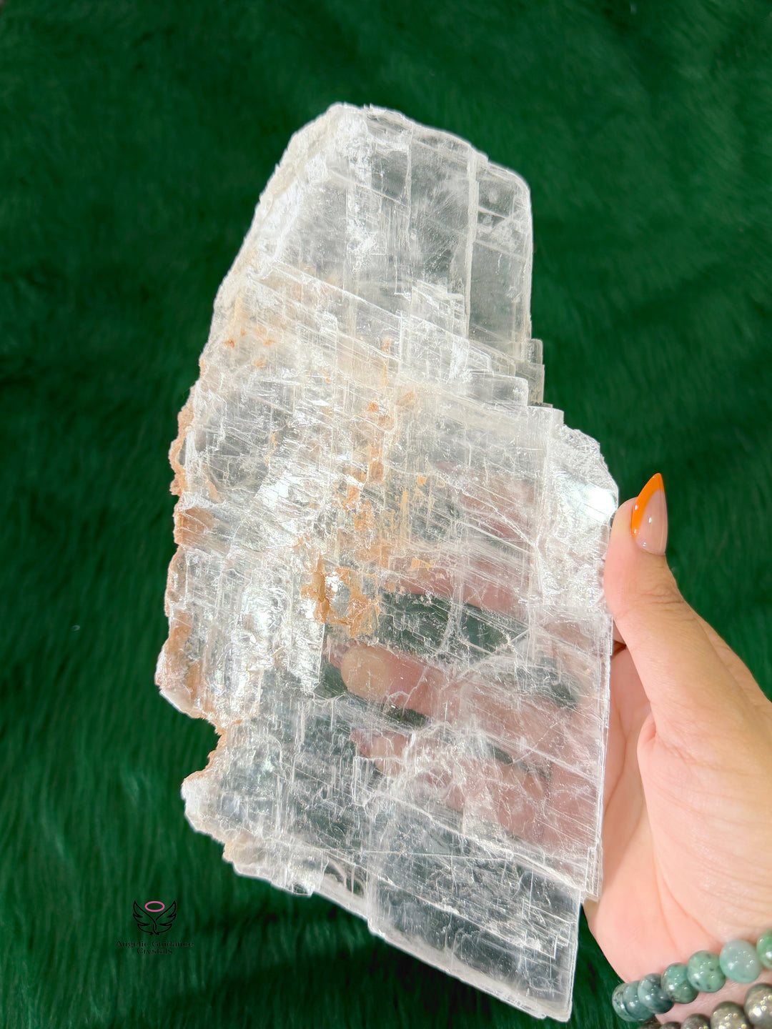 Selenite Transparent Raw Stone Xl 6