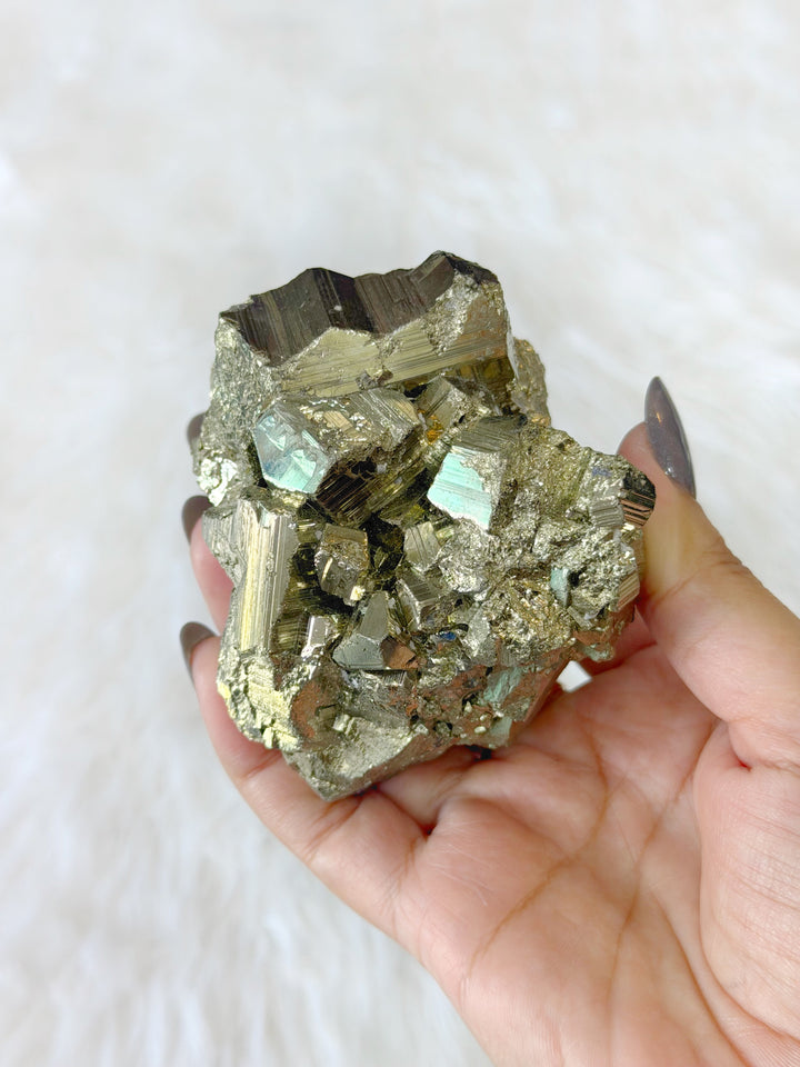 Pyrite Cubic Cluster 13