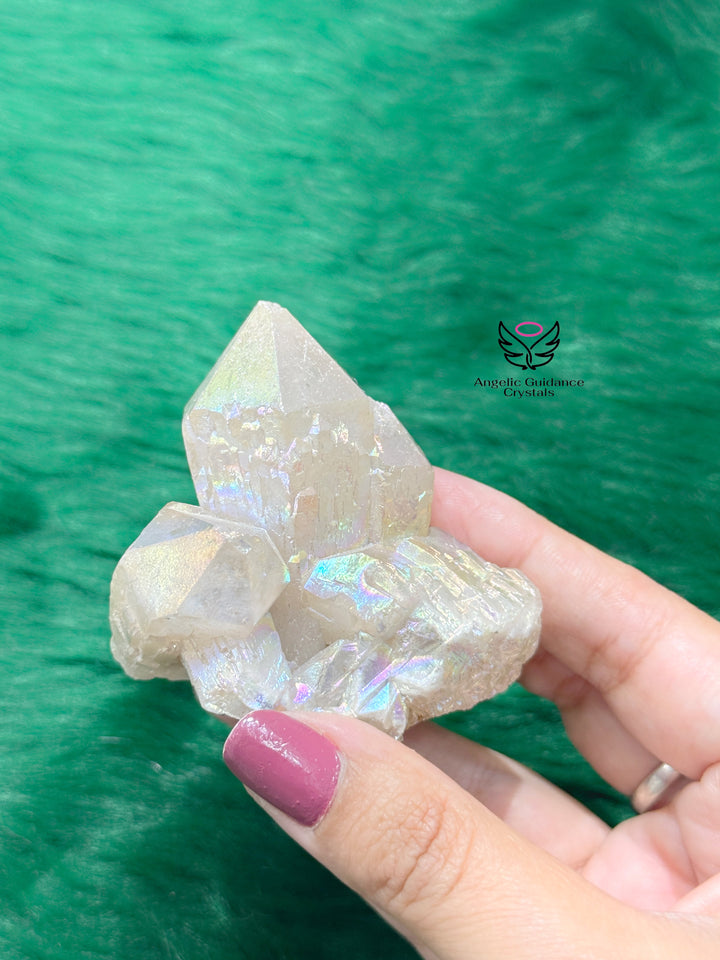 Angel Aura Quartz Cluster 1