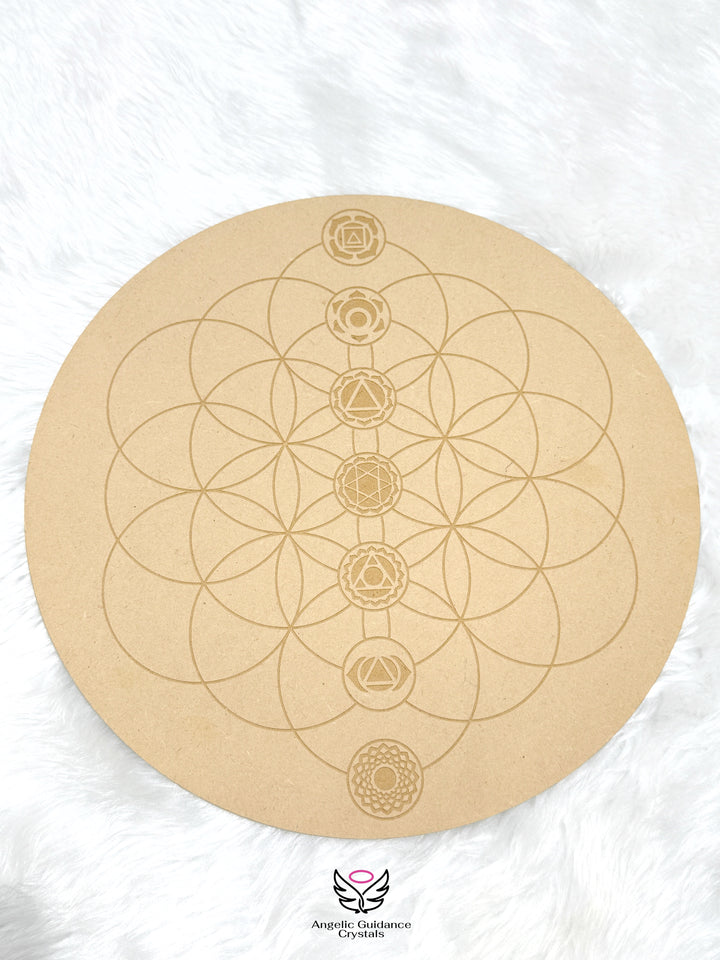 Seven Chakra Grid 12 Inch