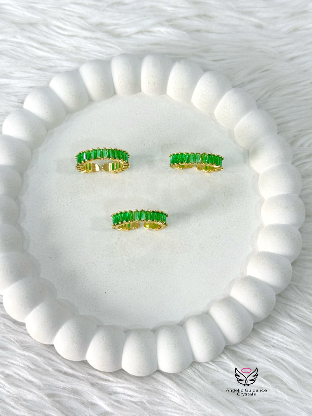 Emerald Anti Tarnish Ring