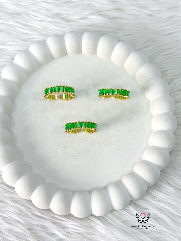 Emerald Anti Tarnish Ring