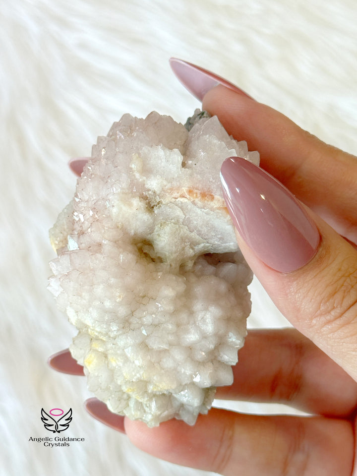 Pink Mangano Calcite Cluster