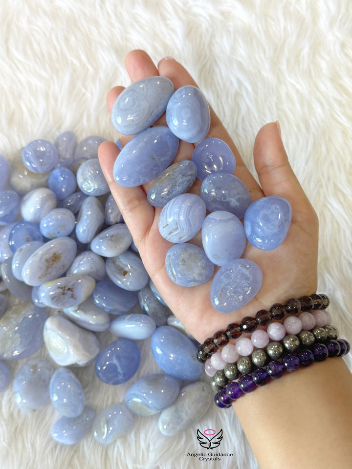 Blue Lace Agate Tumble