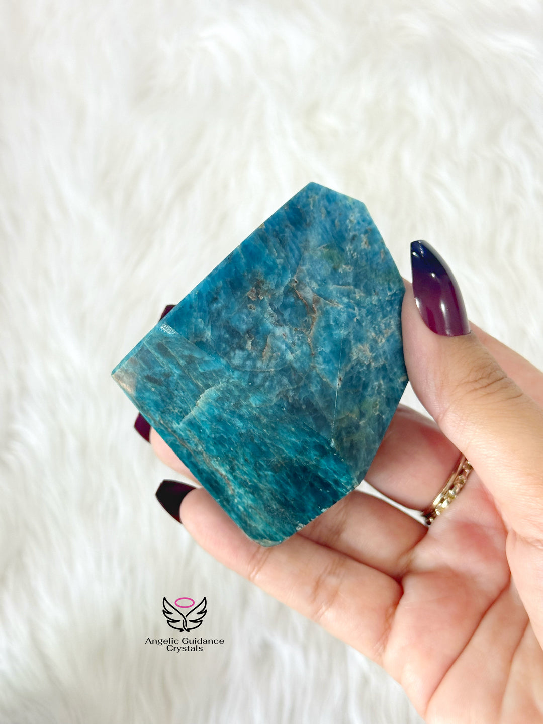 Blue Apatite Freeform Large