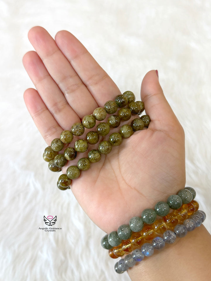 Peridot Abundance Bracelet 10mm