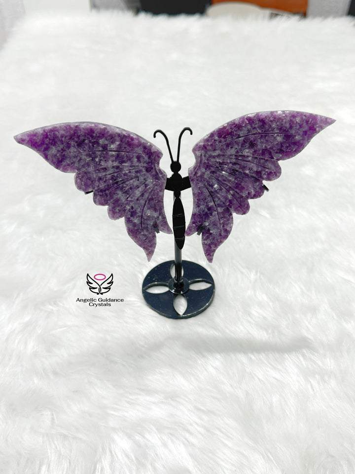 Lepidolite Butterfly