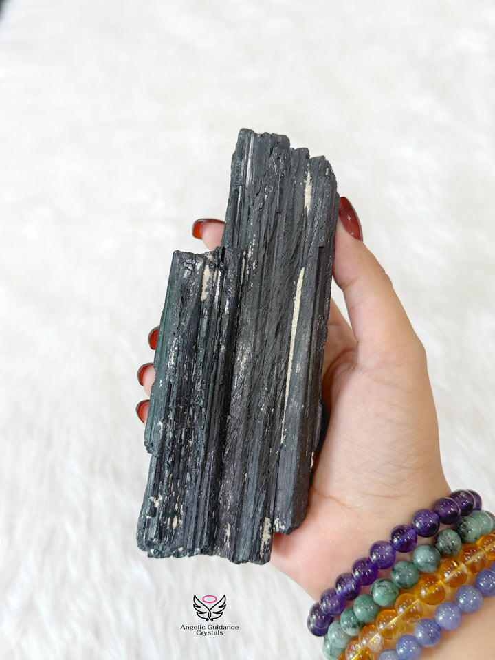 Black Tourmaline Raw Stone XLarge 8