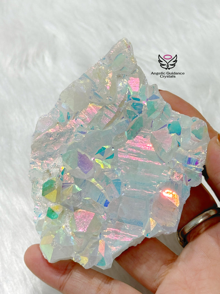 Angel Aura Quartz Cluster AAA 8