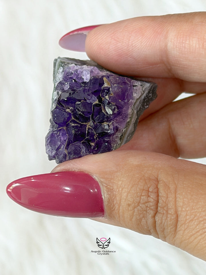 Amethyst Uruguay Cluster XSmall Aaa