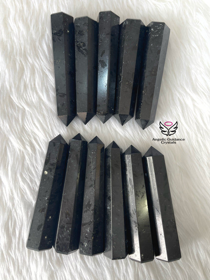 Black Tourmaline Natural Tower