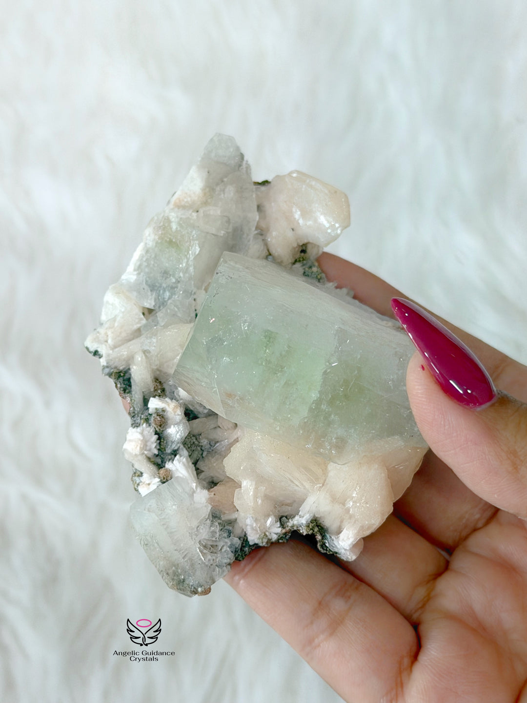 Green Apophyllite Cluster 