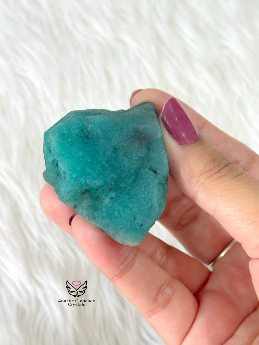 Amazonite Raw Stone Medium Aaa