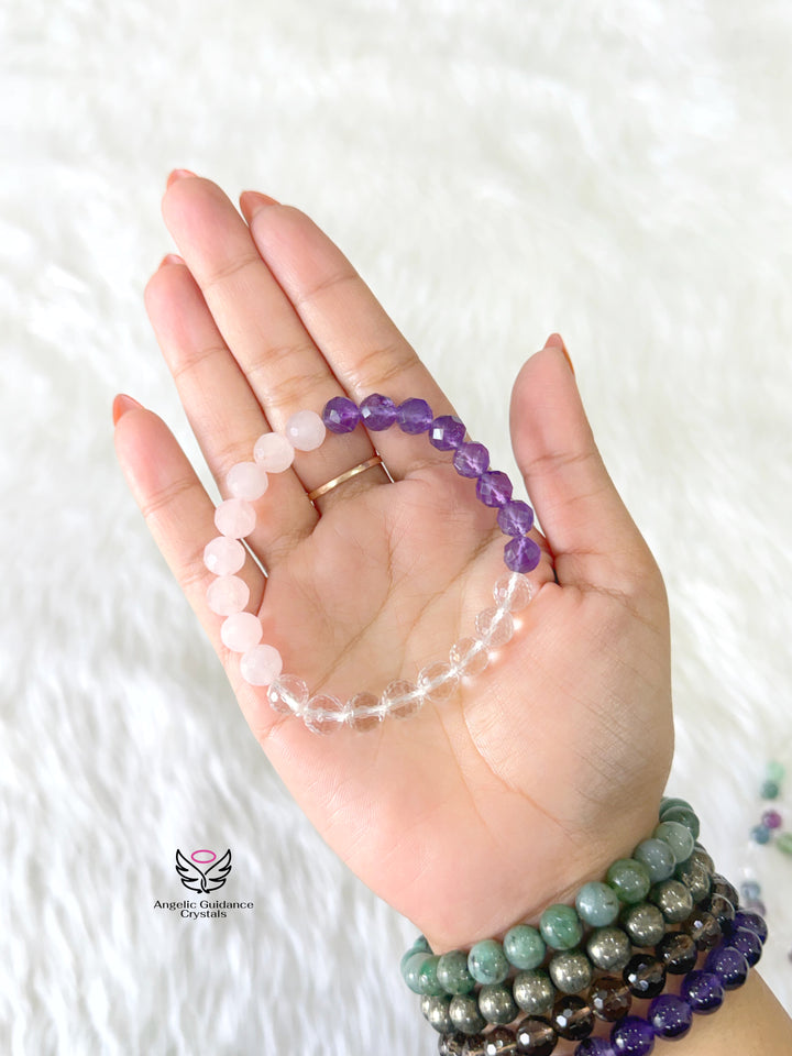 Happiness Faceted Bracelet 8mm