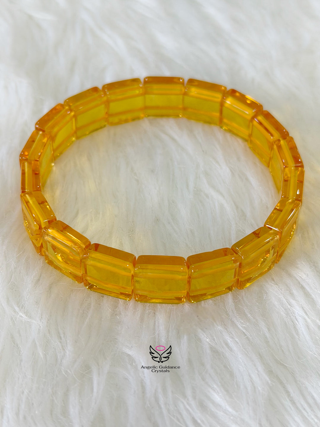 Citrine Pyramid Bracelet