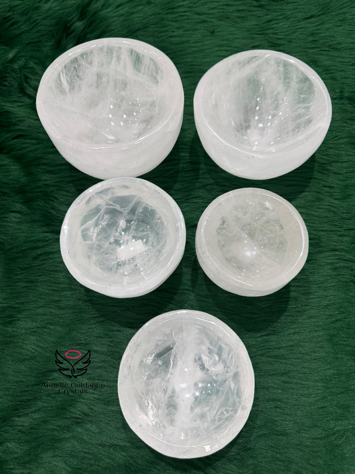 Clear Quartz Bowl AAA