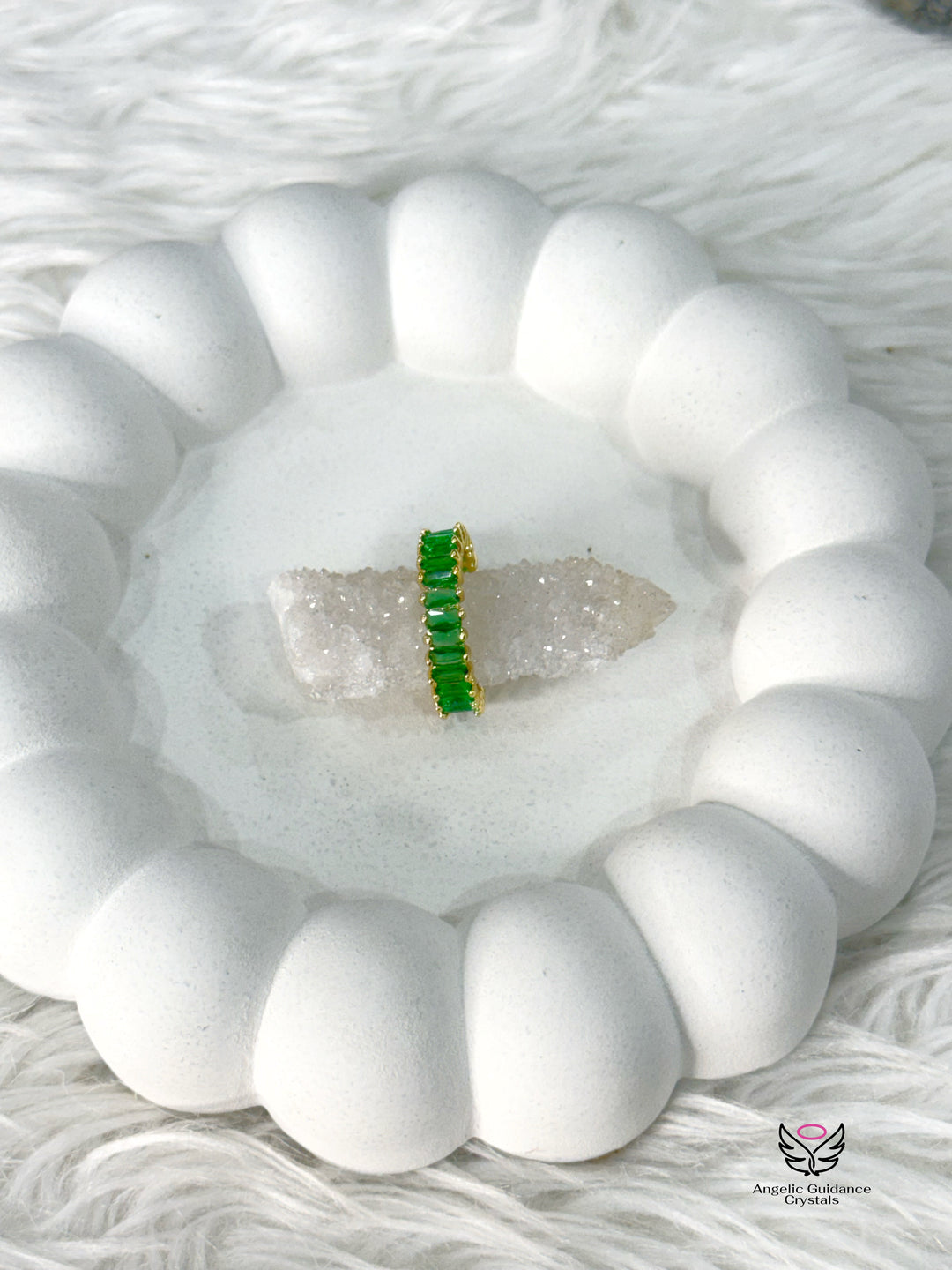 Emerald Anti Tarnish Ring