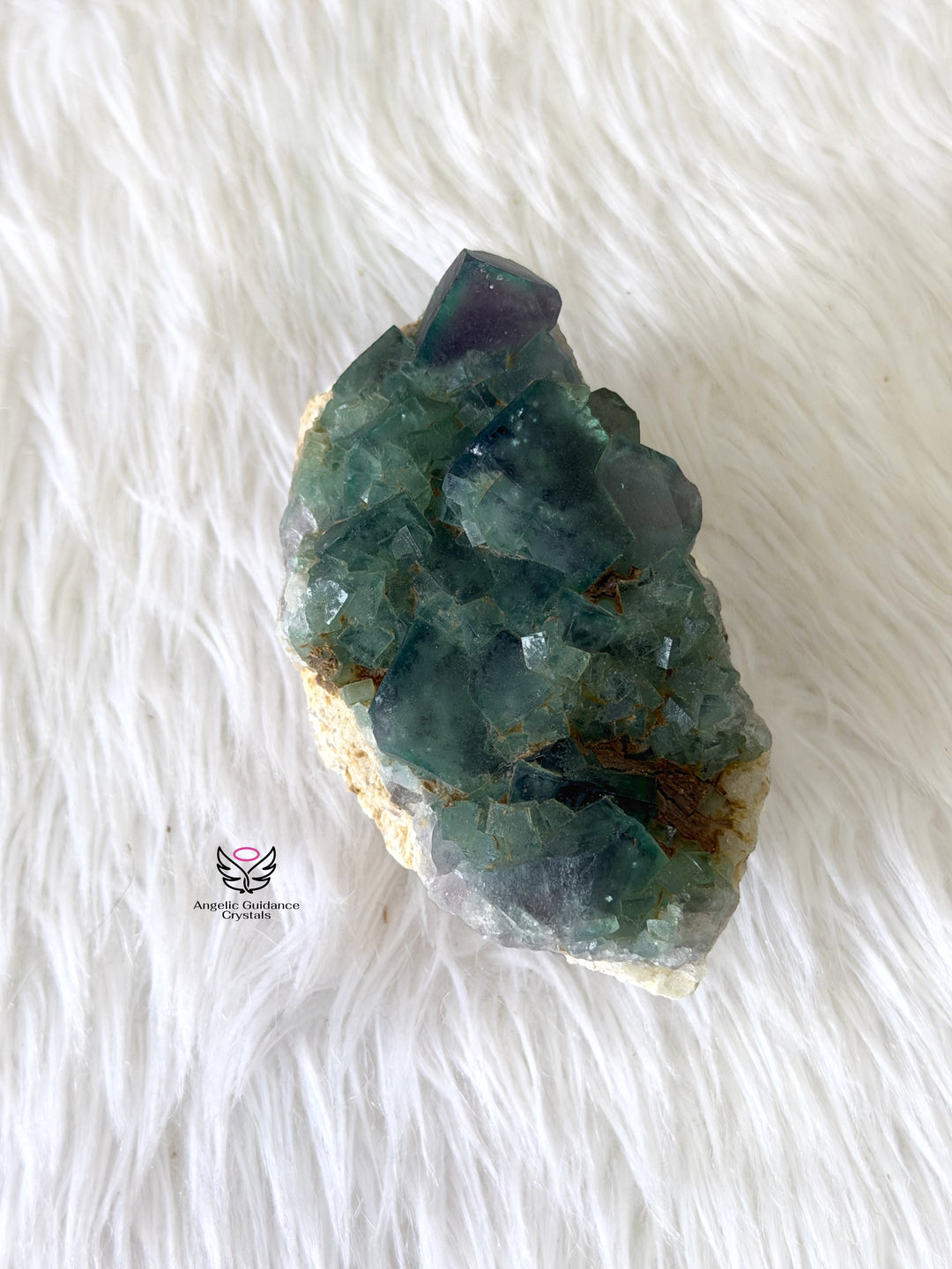 Green Fluorite Cubic Cluster 1