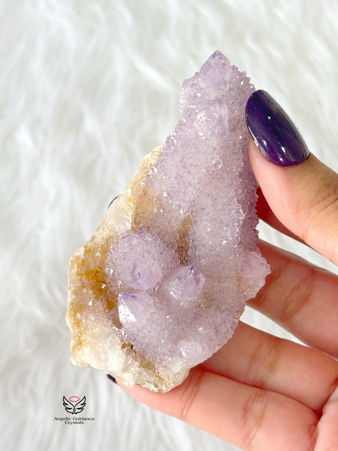 Amethyst With Spirit Quartz Cluster Medium