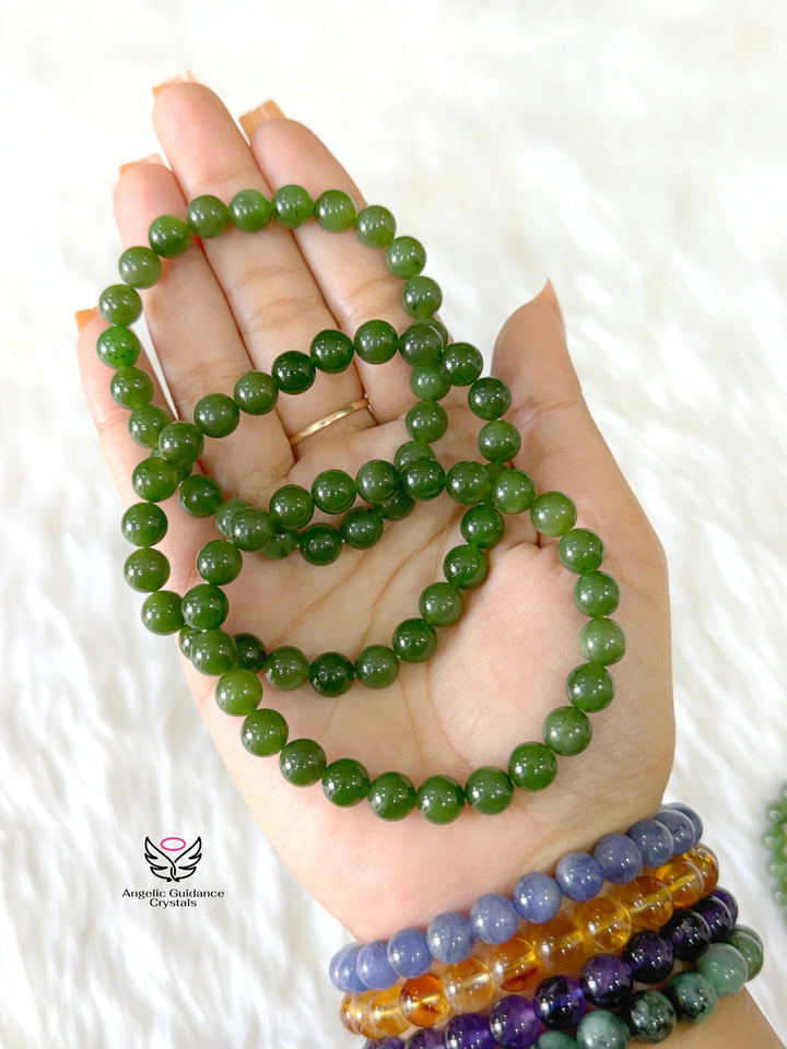 Jade Nephrite Canadian Bracelet Aaa